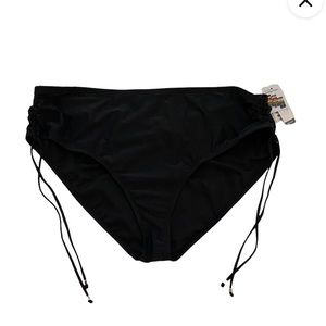 Time & Tru Bikini Bottom 2X 20W - 22W Swimsuit Bathing Suit High Waist. (New)